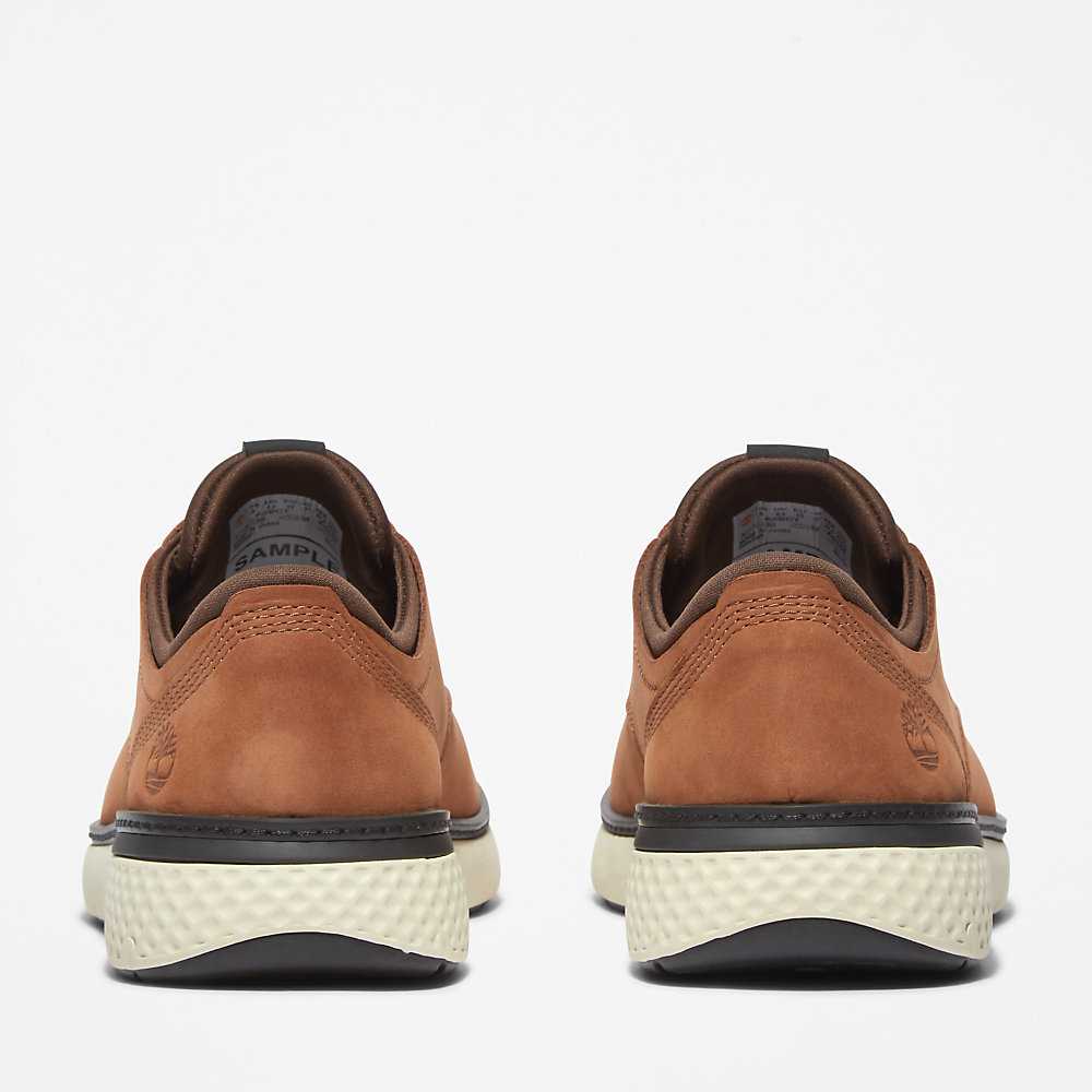 Men's Timberland Cross Mark Oxfords Shoes Brown | UAE-2307849