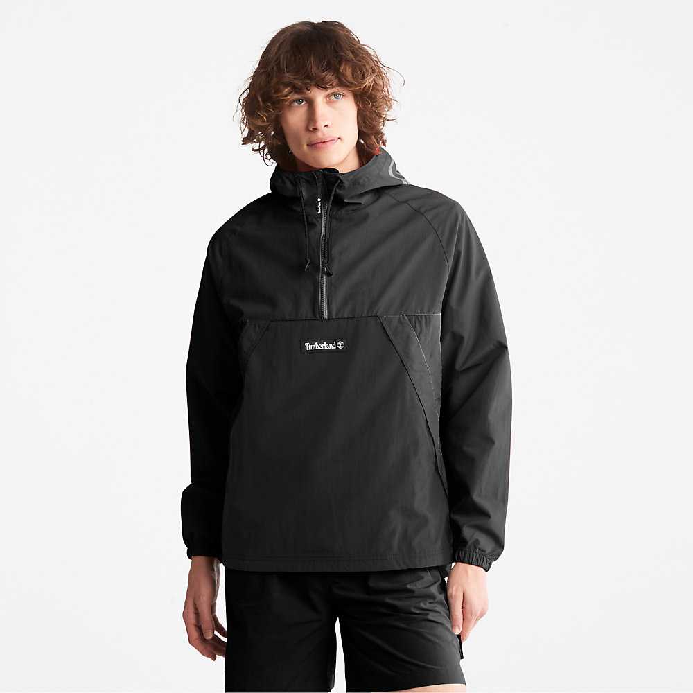 Men's Timberland DWR Windbreaker Black | UAE-9036278