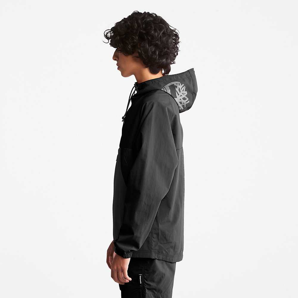 Men's Timberland DWR Windbreaker Black | UAE-9036278