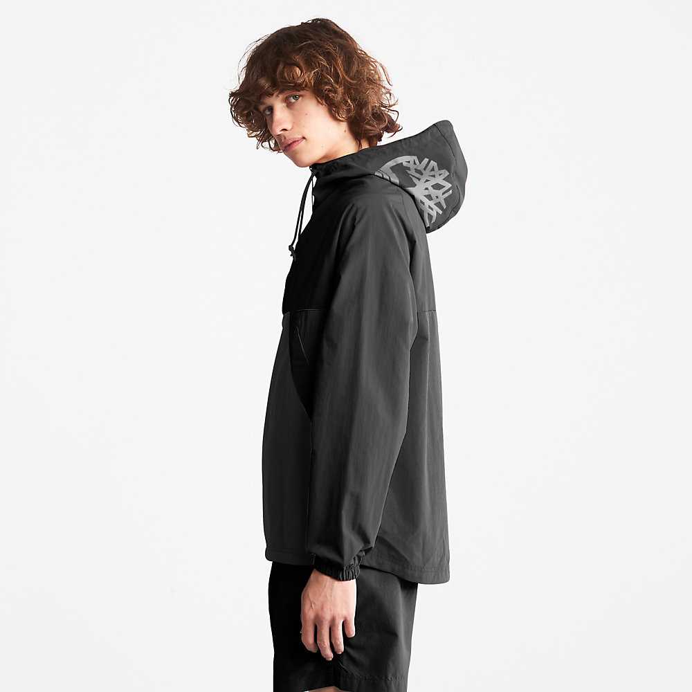 Men's Timberland DWR Windbreaker Black | UAE-9036278