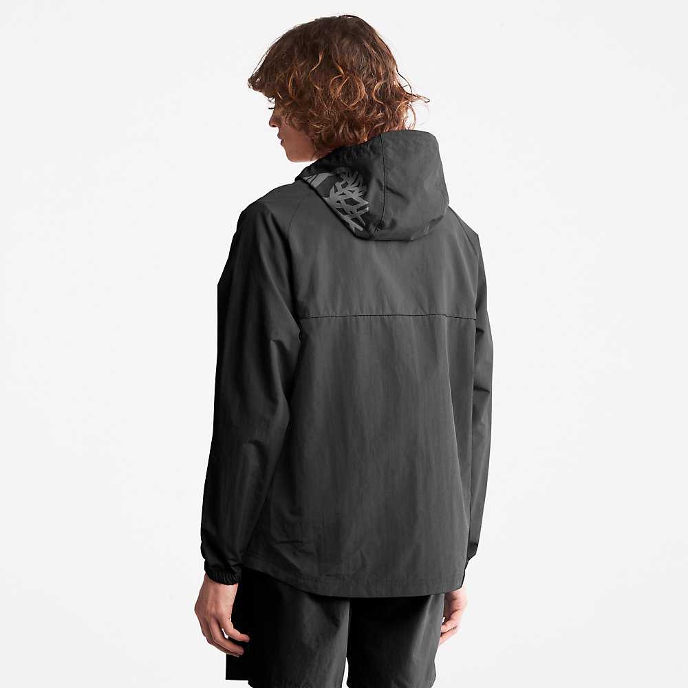 Men's Timberland DWR Windbreaker Black | UAE-9036278