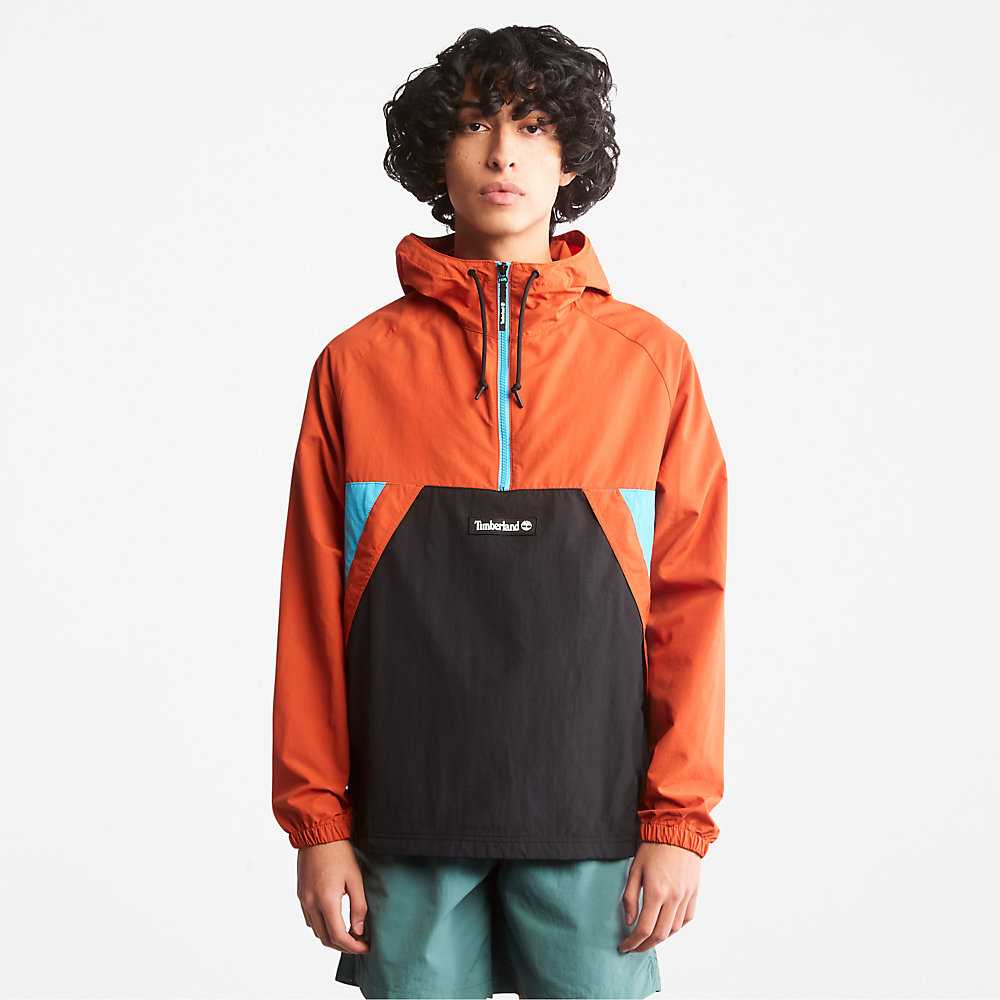 Men's Timberland DWR Windbreaker Orange | UAE-9532164