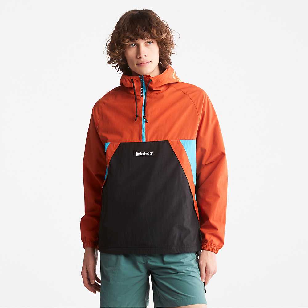 Men's Timberland DWR Windbreaker Orange | UAE-9532164