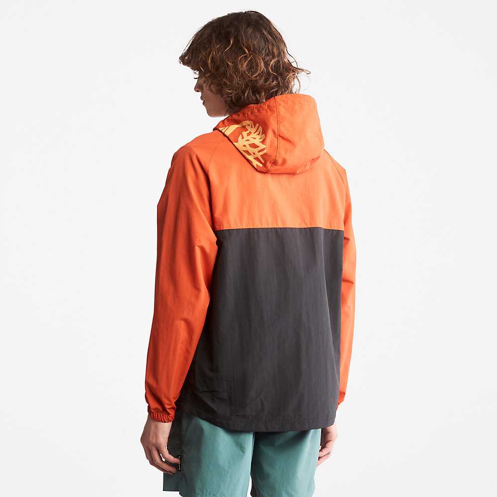 Men's Timberland DWR Windbreaker Orange | UAE-9532164