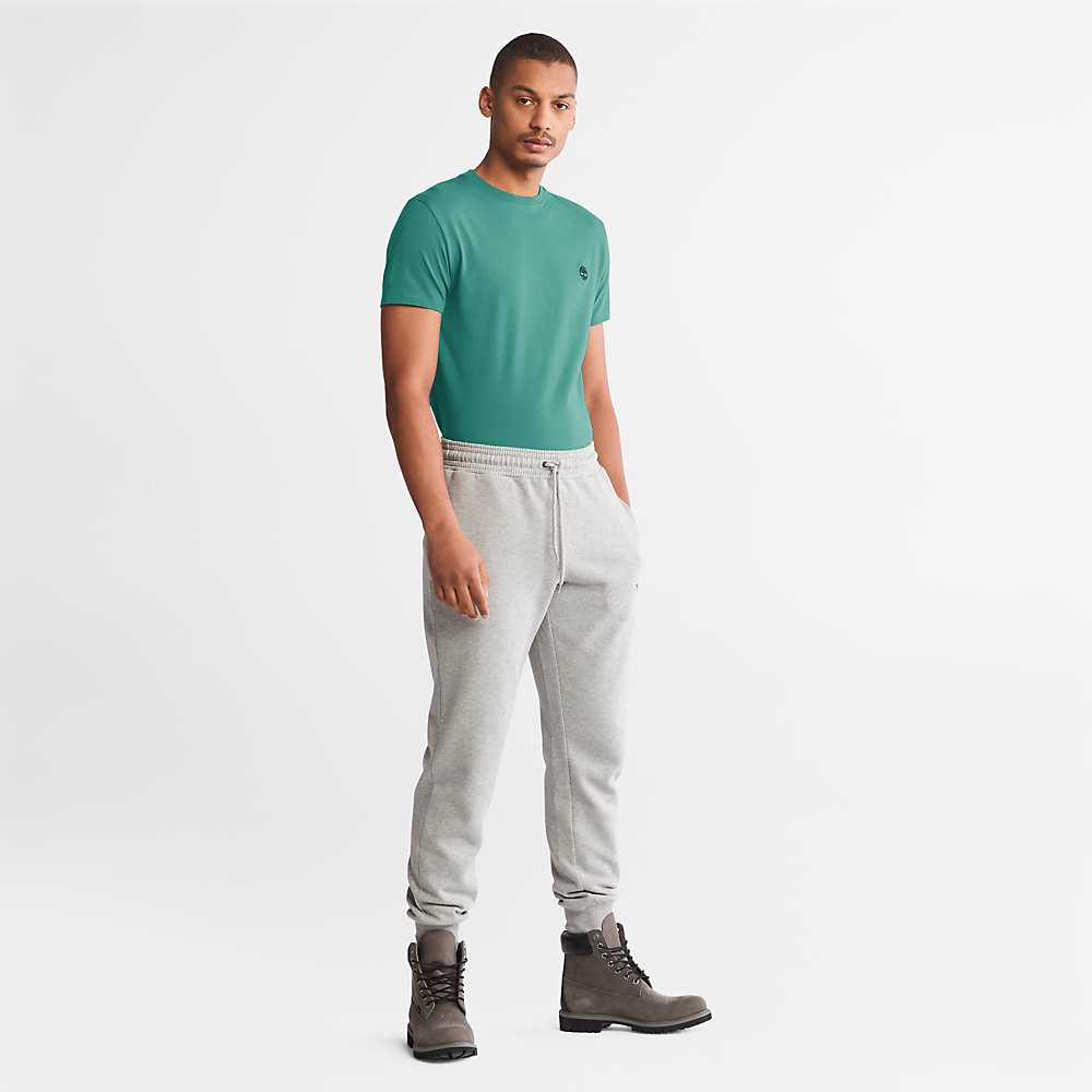 Men's Timberland Dunstan River T Shirts Green | UAE-1078296