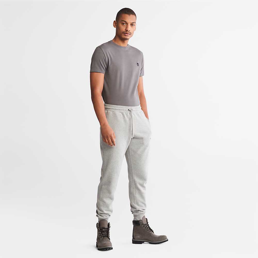 Men's Timberland Dunstan River T Shirts Grey | UAE-1653097