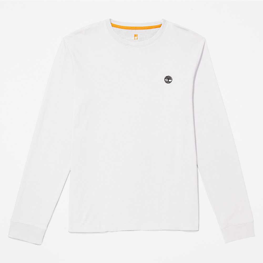 Men's Timberland Dunstan River T Shirts White | UAE-2483756