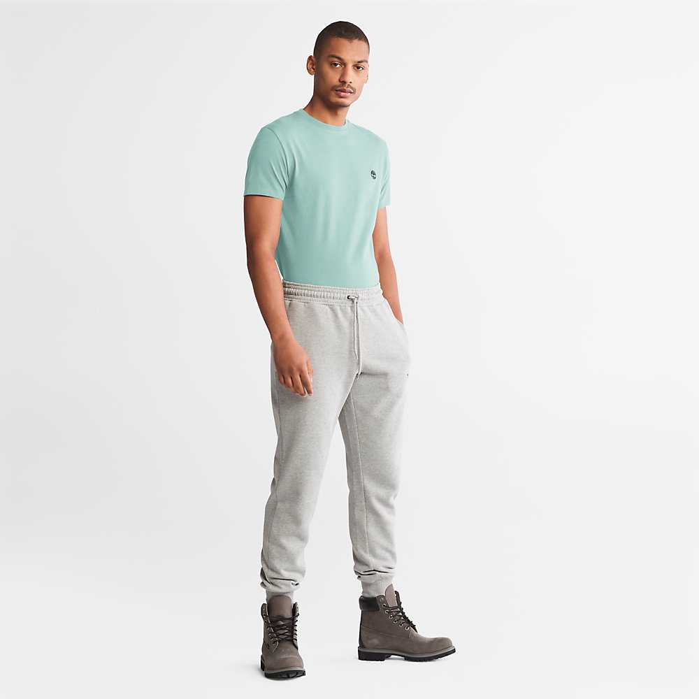 Men's Timberland Dunstan River T Shirts Turquoise | UAE-8342510