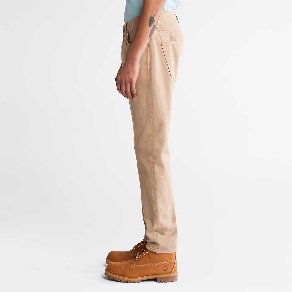 Men's Timberland Earthkeepers Jeans Beige | UAE-8417639