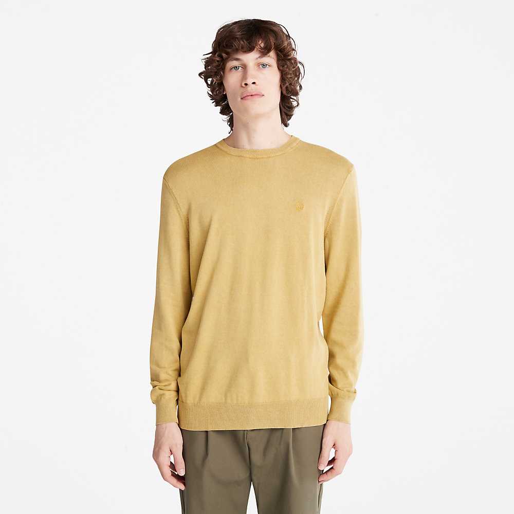 Men\'s Timberland Earthkeepers Sweatshirt Yellow | UAE-0291874