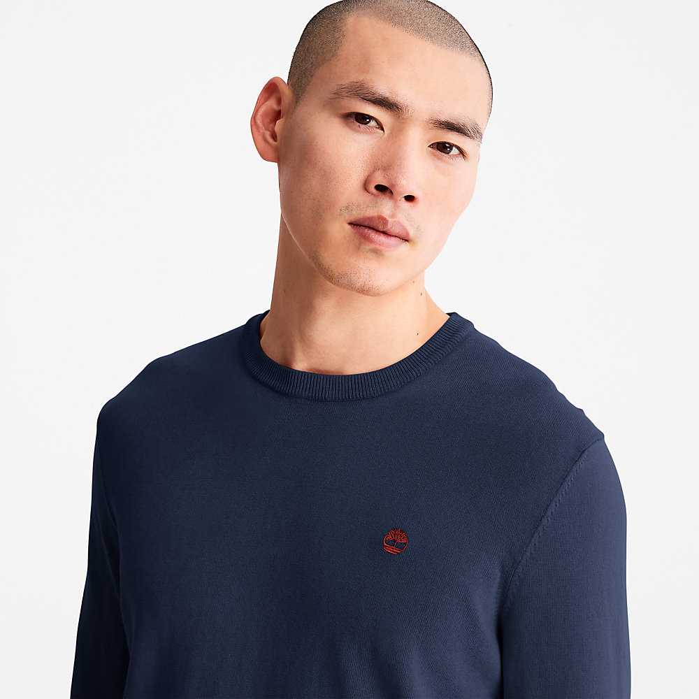 Men's Timberland Earthkeepers Sweatshirt Dark Blue | UAE-0986574