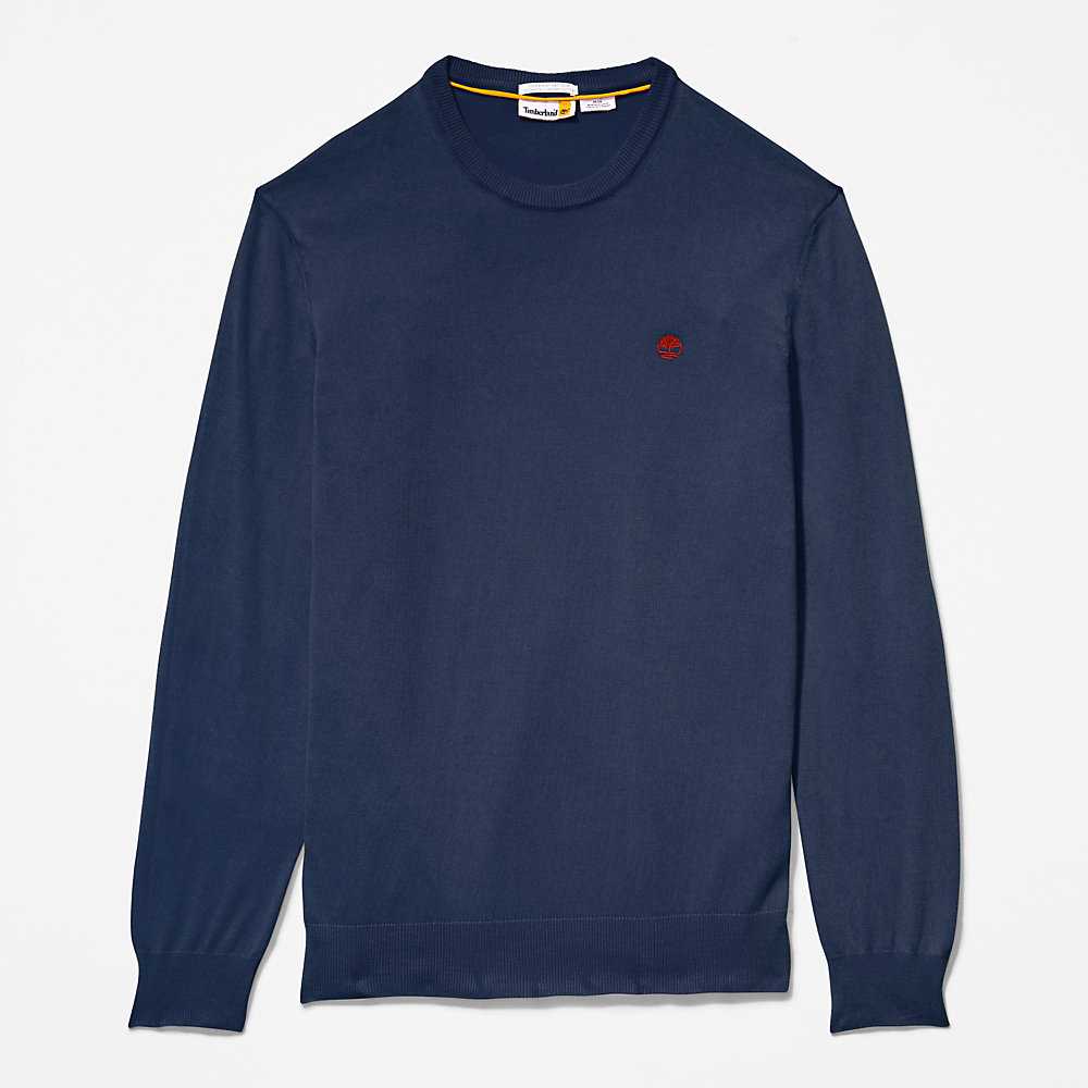 Men's Timberland Earthkeepers Sweatshirt Dark Blue | UAE-0986574