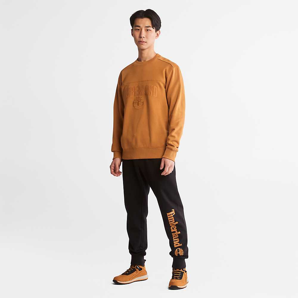 Men's Timberland Earthkeepers Sweatshirt Yellow | UAE-3175046