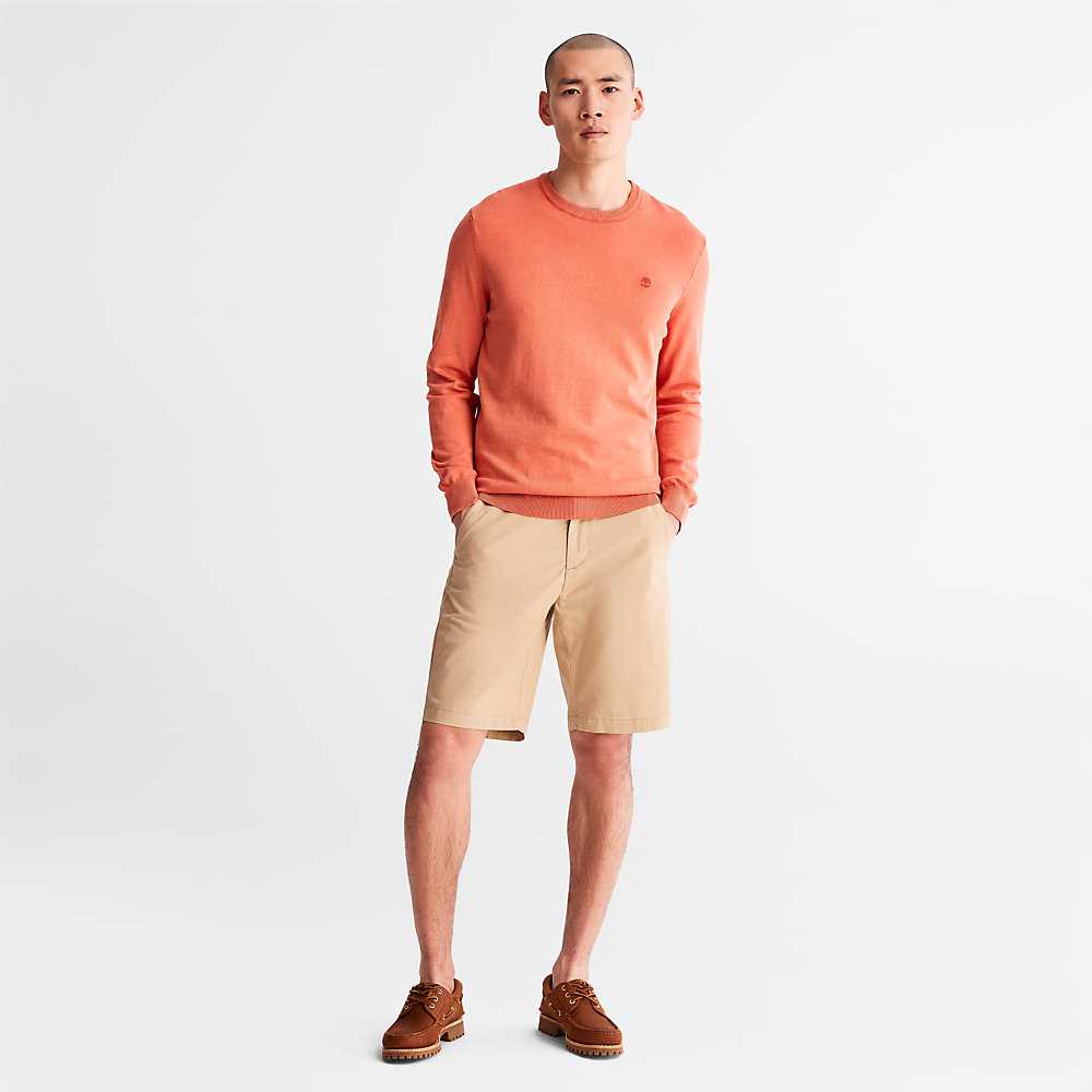 Men's Timberland Earthkeepers Sweatshirt Orange | UAE-5219863