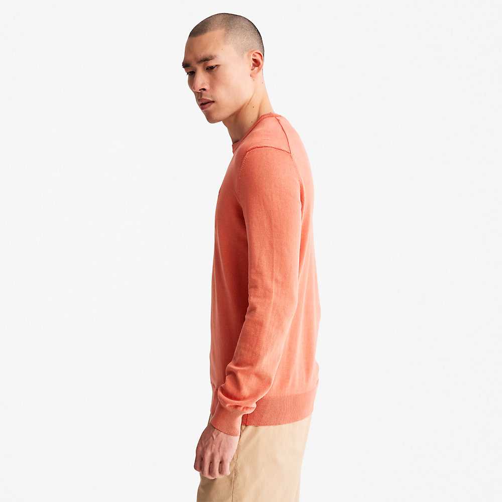 Men's Timberland Earthkeepers Sweatshirt Orange | UAE-5219863