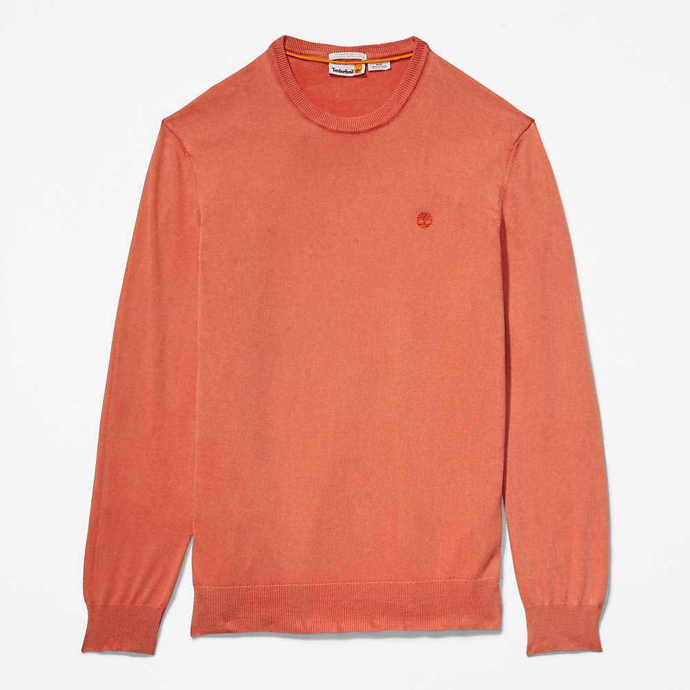 Men's Timberland Earthkeepers Sweatshirt Orange | UAE-5219863