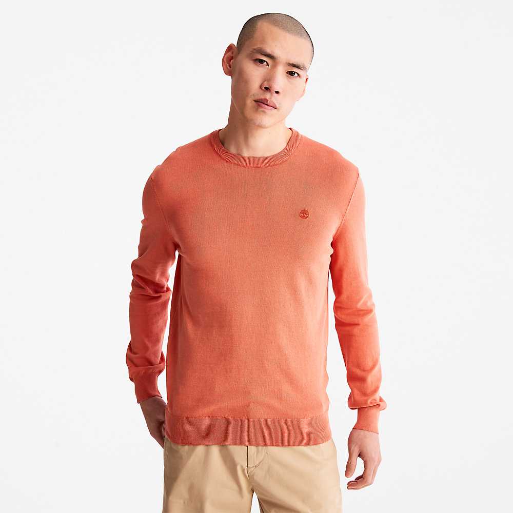 Men\'s Timberland Earthkeepers Sweatshirt Orange | UAE-5219863