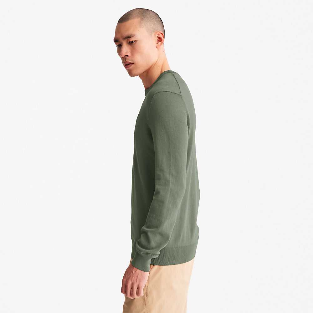 Men's Timberland Earthkeepers Sweatshirt Dark Green | UAE-7069215