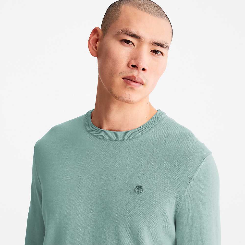 Men's Timberland Earthkeepers Sweatshirt Light Blue | UAE-8167503