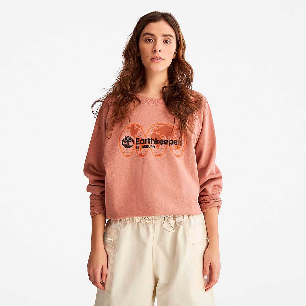 Men's Timberland Earthkeepers Sweatshirt Orange | UAE-9370124