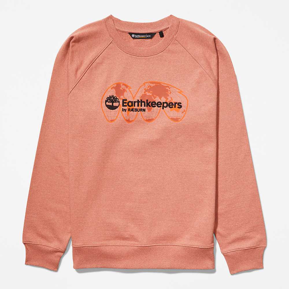 Men's Timberland Earthkeepers Sweatshirt Orange | UAE-9370124