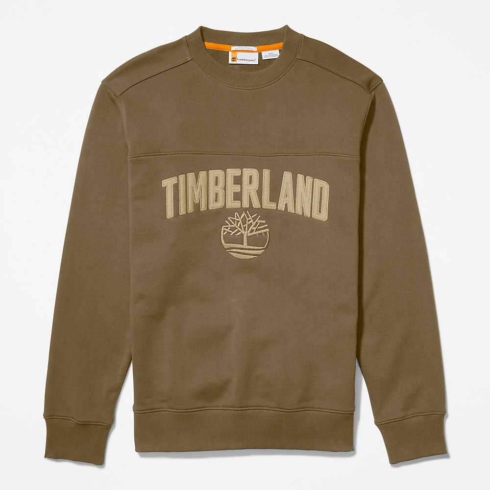 Men's Timberland Earthkeepers Sweatshirt Dark Green | UAE-9516472