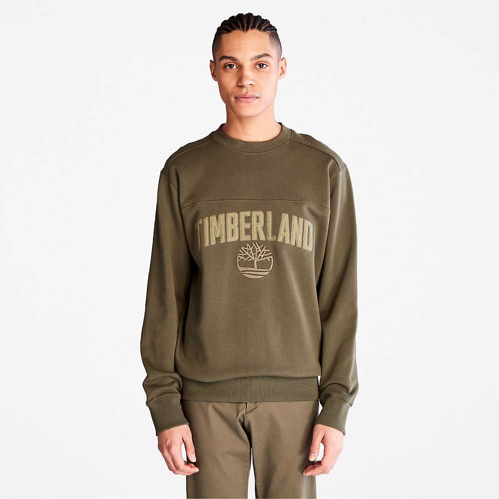 Men\'s Timberland Earthkeepers Sweatshirt Dark Green | UAE-9516472