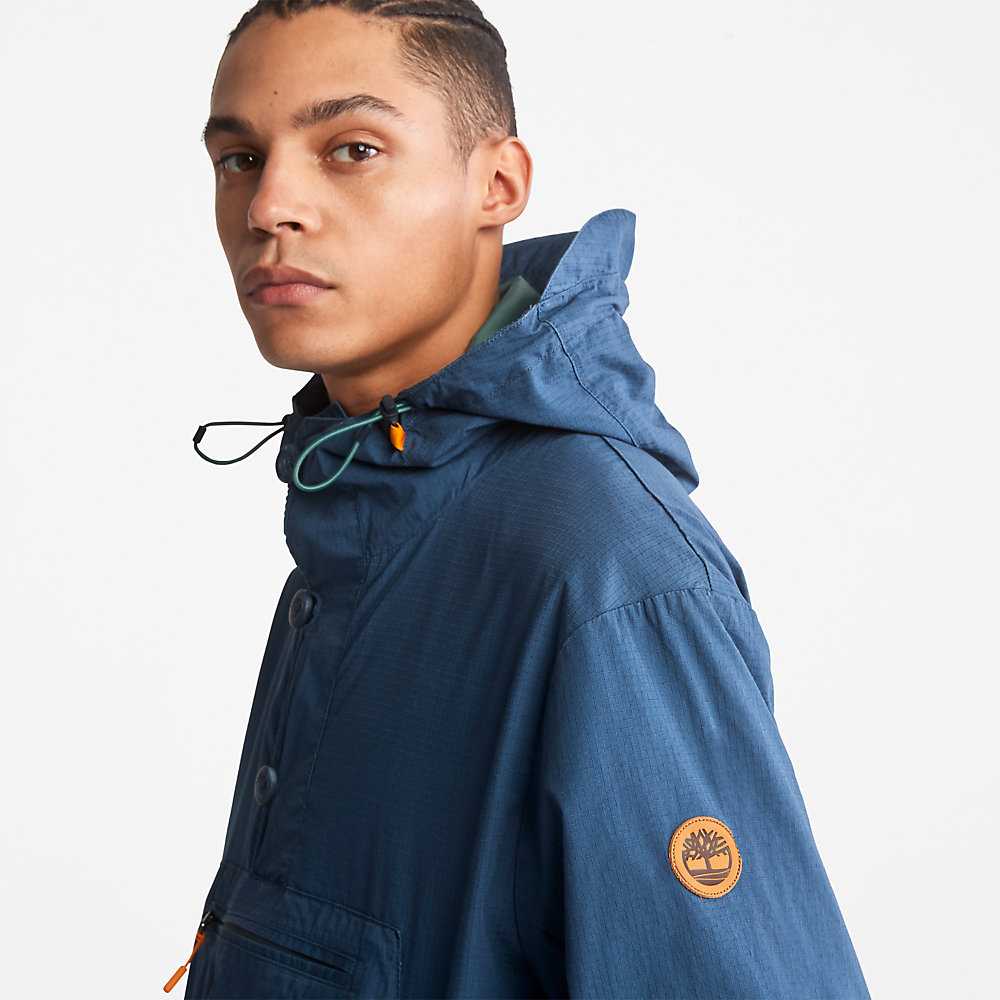 Men's Timberland Earthkeepers Windbreaker Dark Blue | UAE-8346091