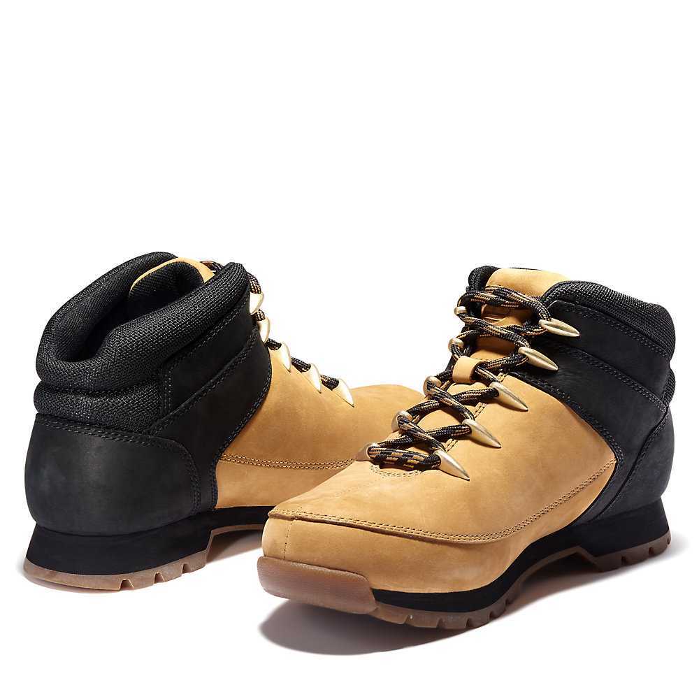 Men's Timberland Euro Sprint Hiking Boots Yellow/Black | UAE-0278356