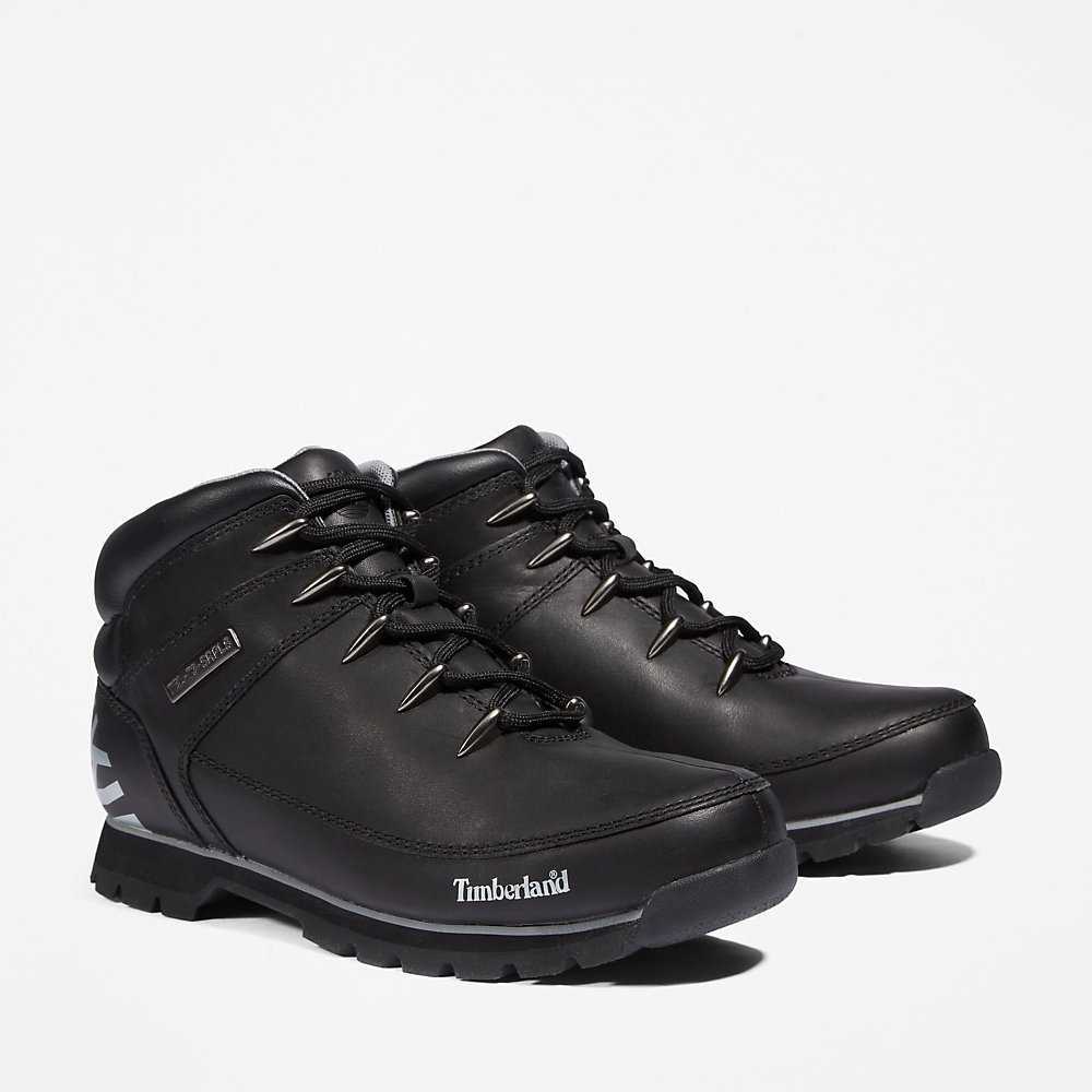 Men's Timberland Euro Sprint Hiking Boots Black | UAE-1238954