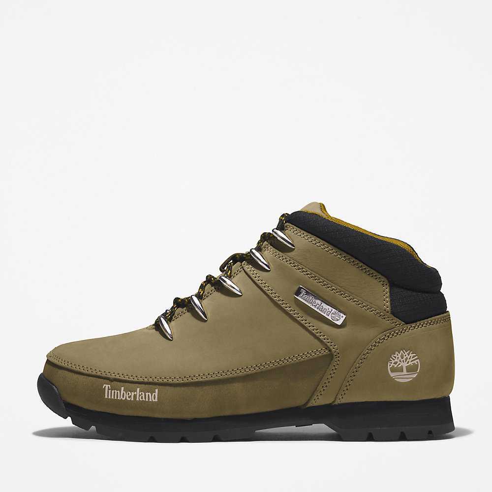 Men's Timberland Euro Sprint Hiking Boots Green | UAE-4128597