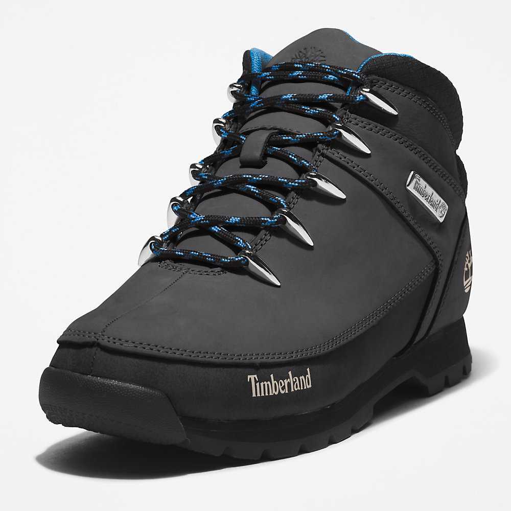 Men's Timberland Euro Sprint Hiking Boots Black | UAE-5842907