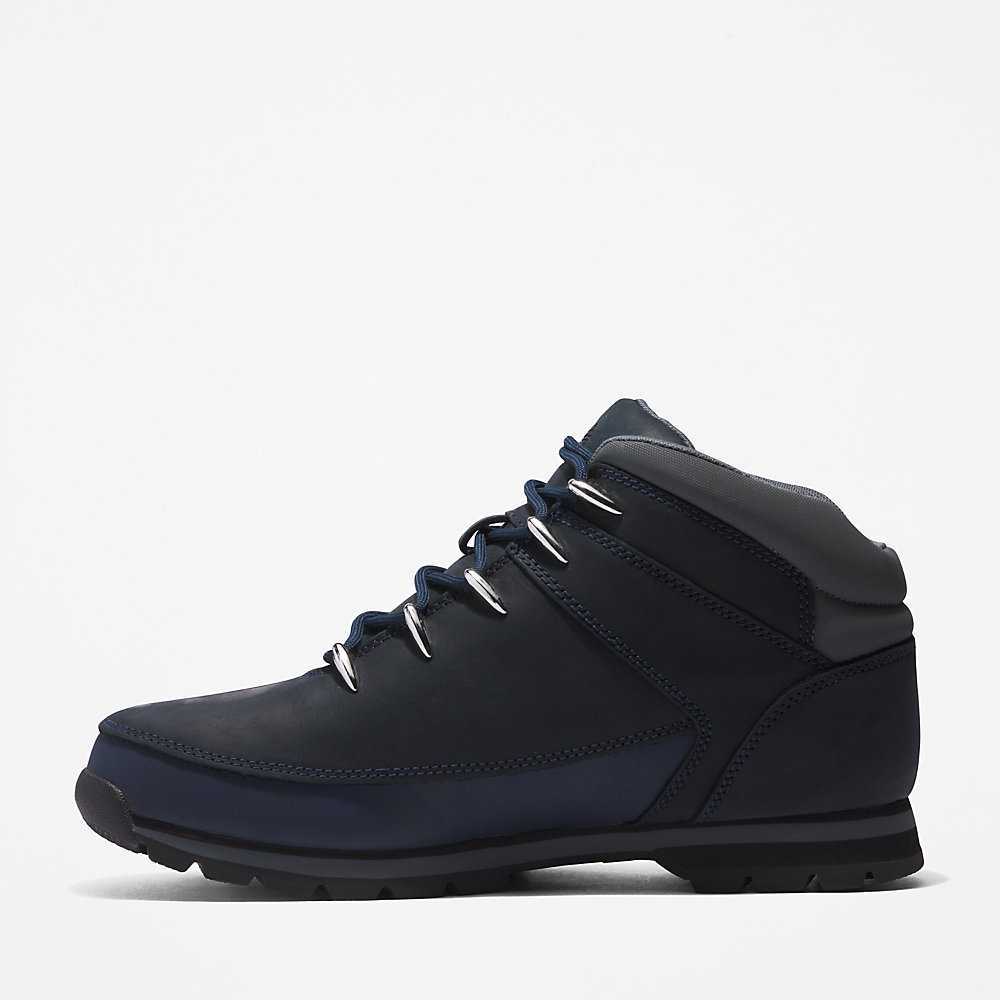 Men's Timberland Euro Sprint Hiking Boots Dark Blue | UAE-6324187