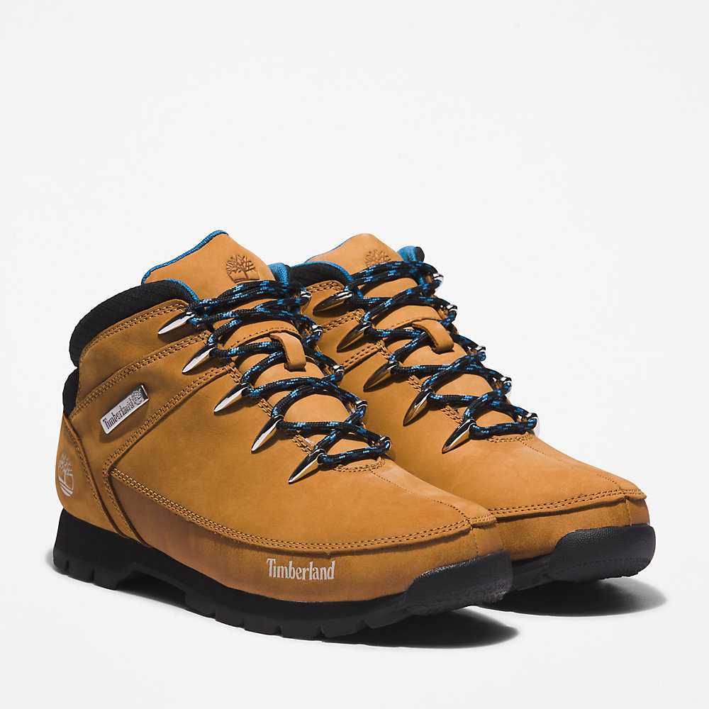 Men's Timberland Euro Sprint Hiking Boots Light Brown | UAE-7681490