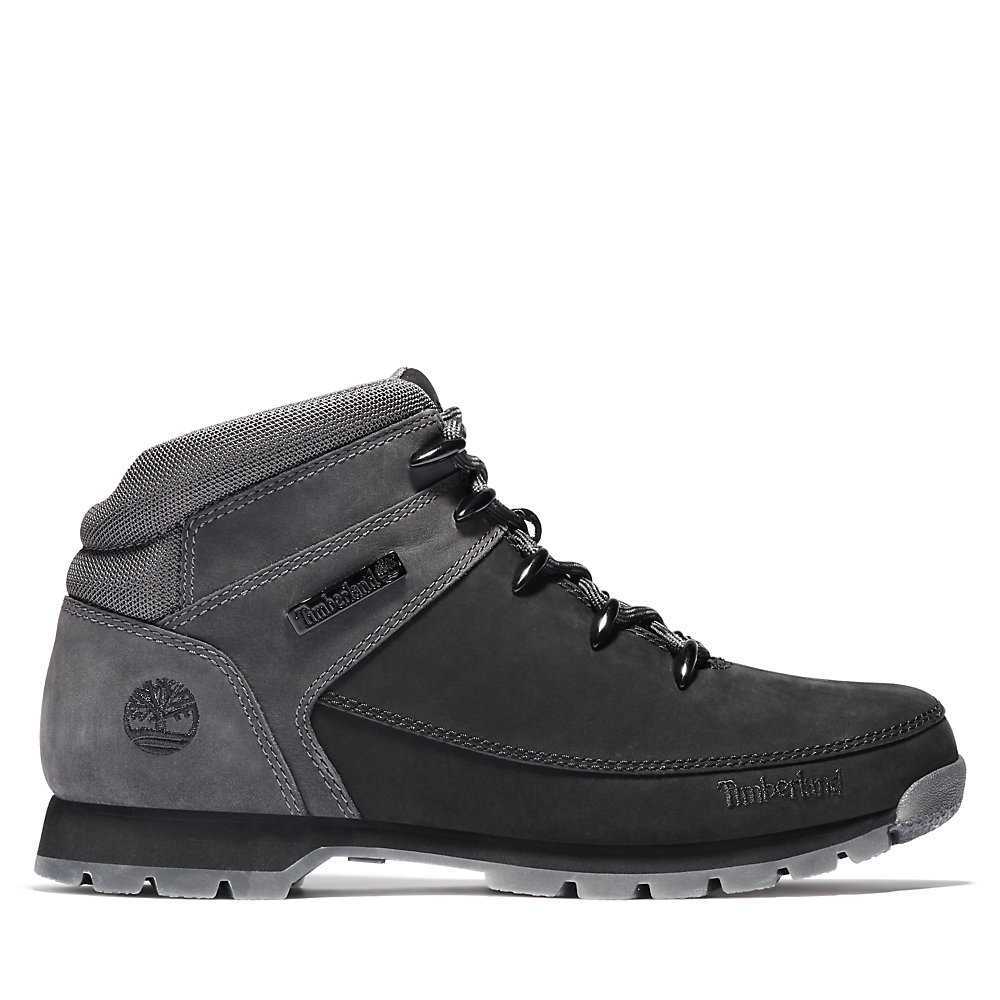 Men\'s Timberland Euro Sprint Hiking Boots Black/Grey | UAE-8921347