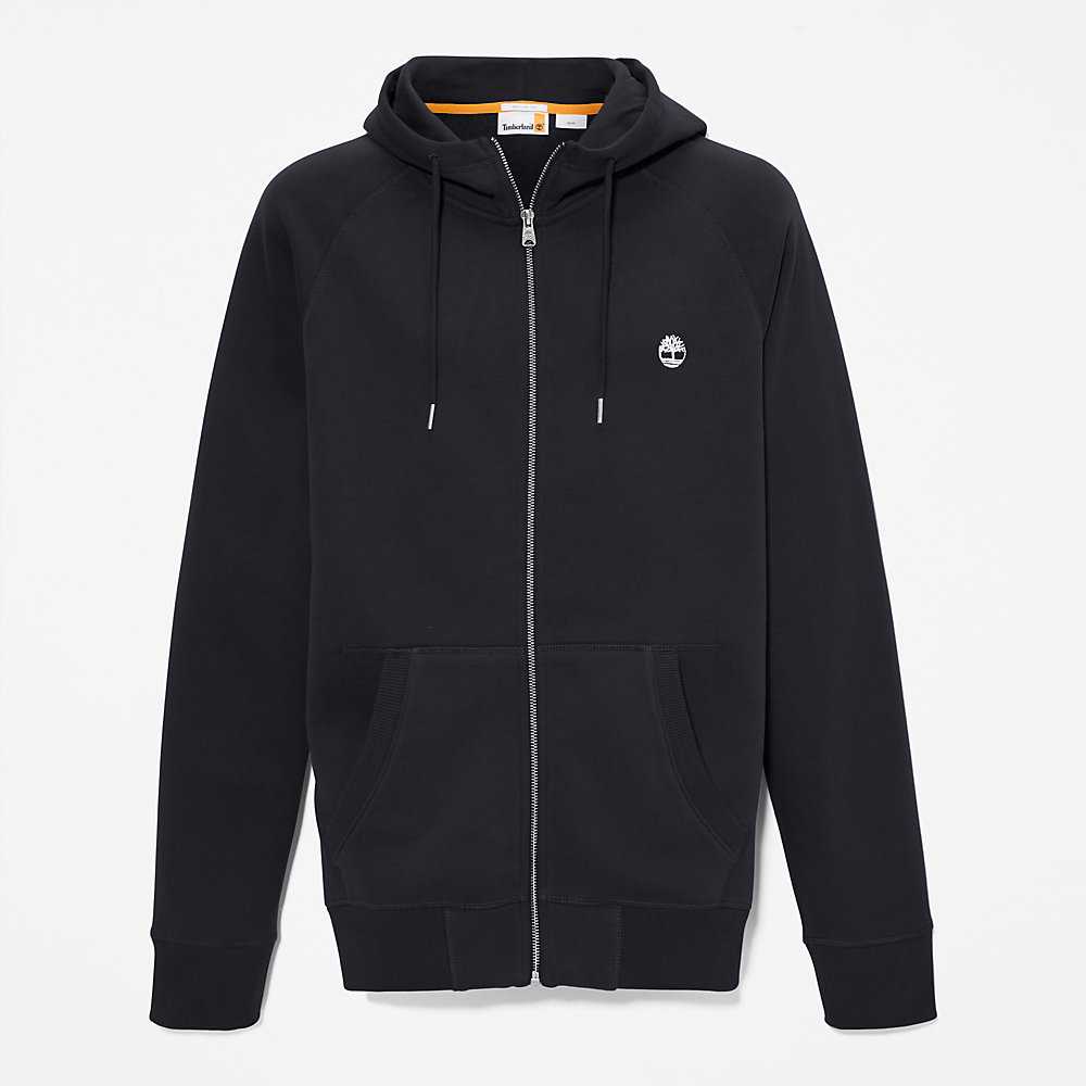 Men's Timberland Exeter River Hoodie Black | UAE-3527406