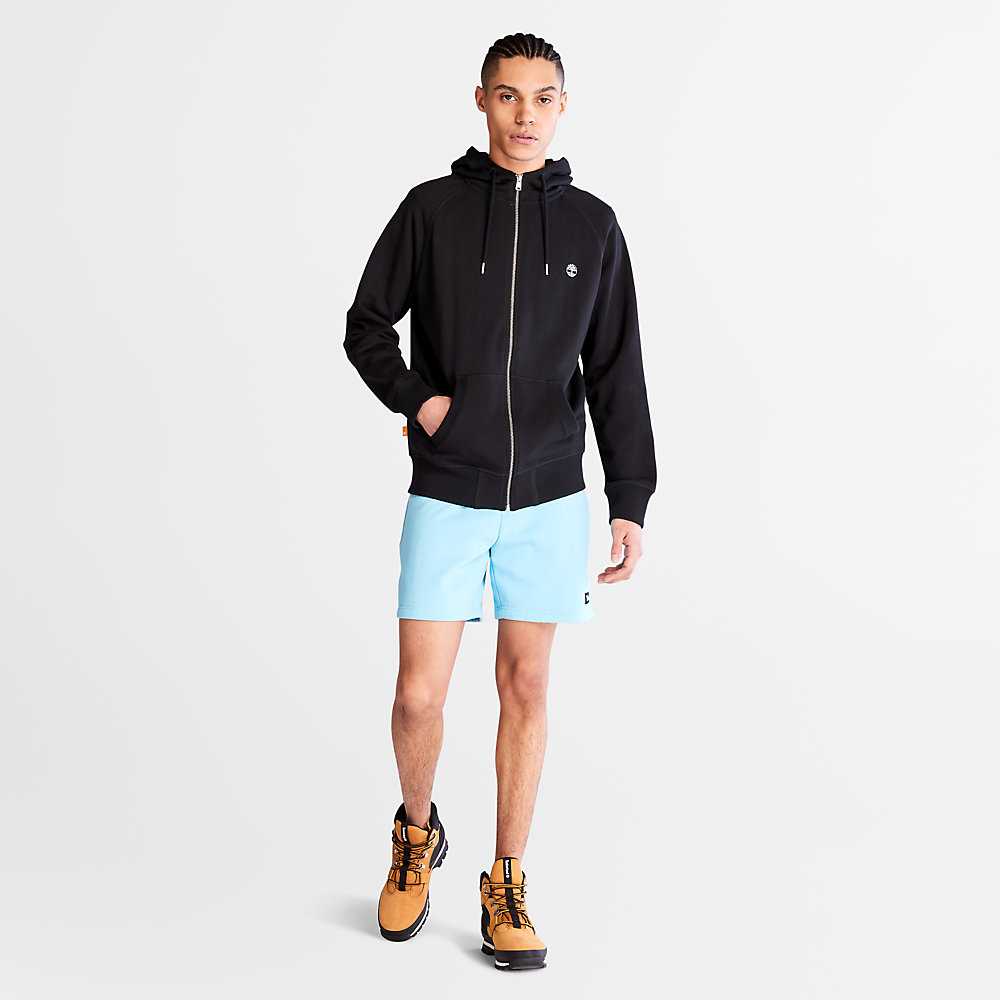 Men's Timberland Exeter River Hoodie Black | UAE-5903264