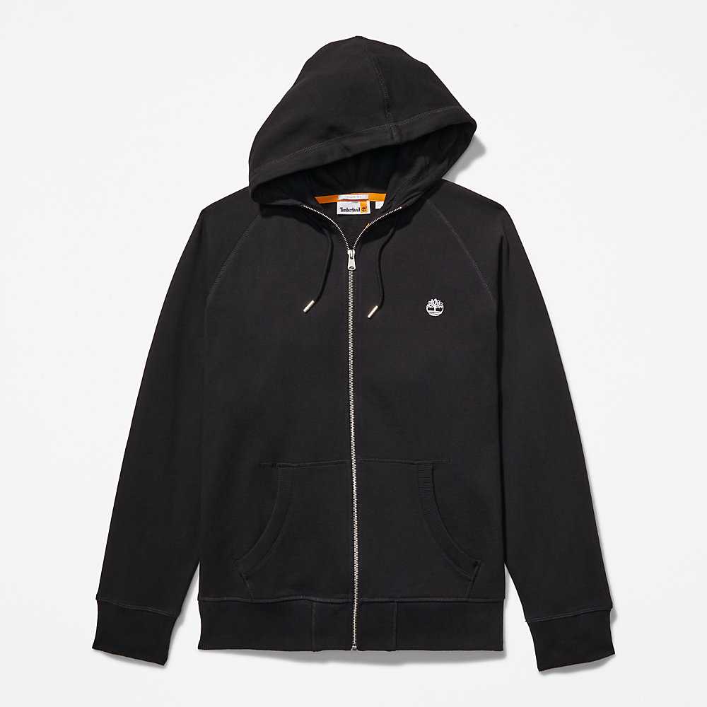 Men's Timberland Exeter River Hoodie Black | UAE-5903264