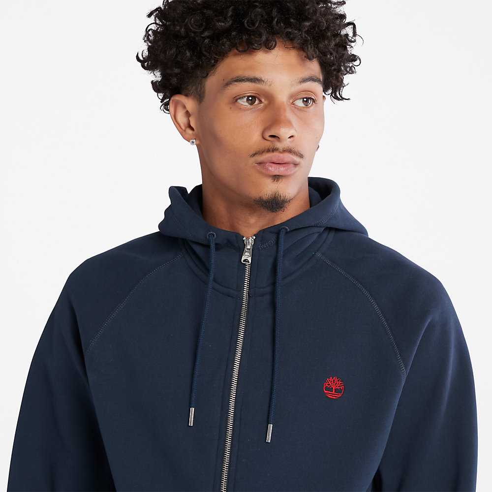 Men's Timberland Exeter River Hoodie Navy | UAE-1954327