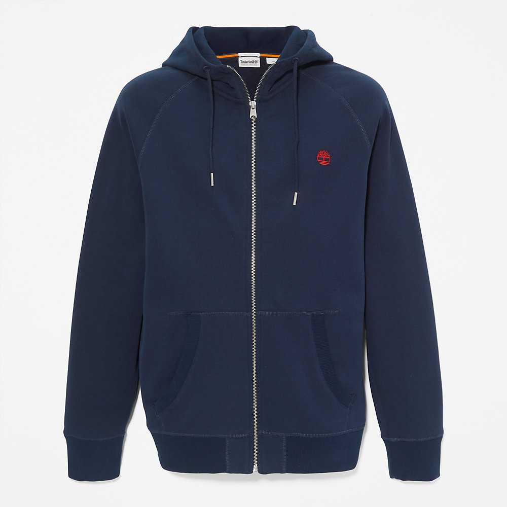 Men's Timberland Exeter River Hoodie Navy | UAE-1954327