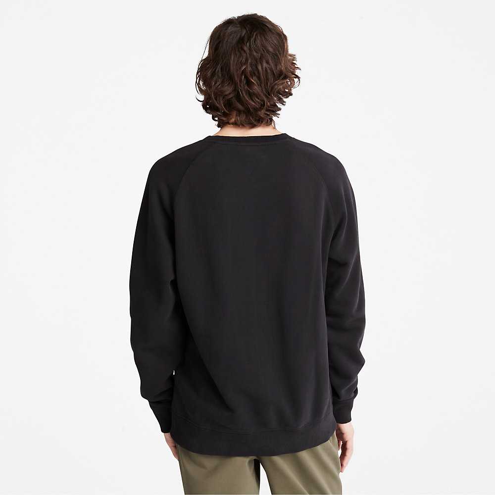 Men's Timberland Exeter River Sweatshirt Black | UAE-1370562