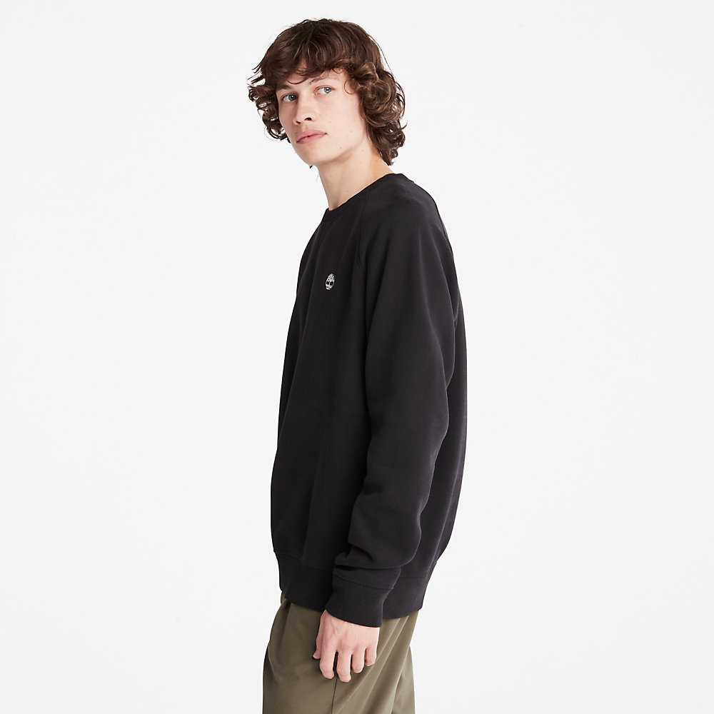 Men's Timberland Exeter River Sweatshirt Black | UAE-1370562