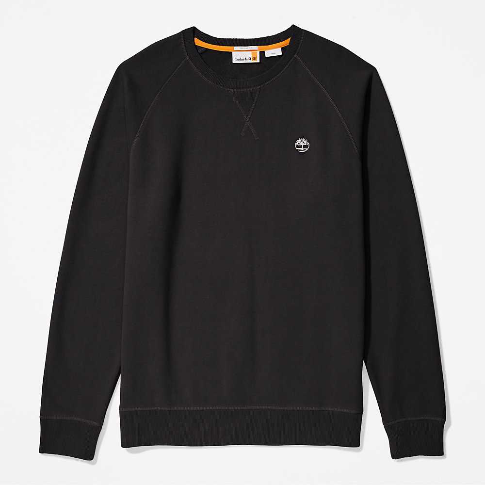 Men's Timberland Exeter River Sweatshirt Black | UAE-1370562