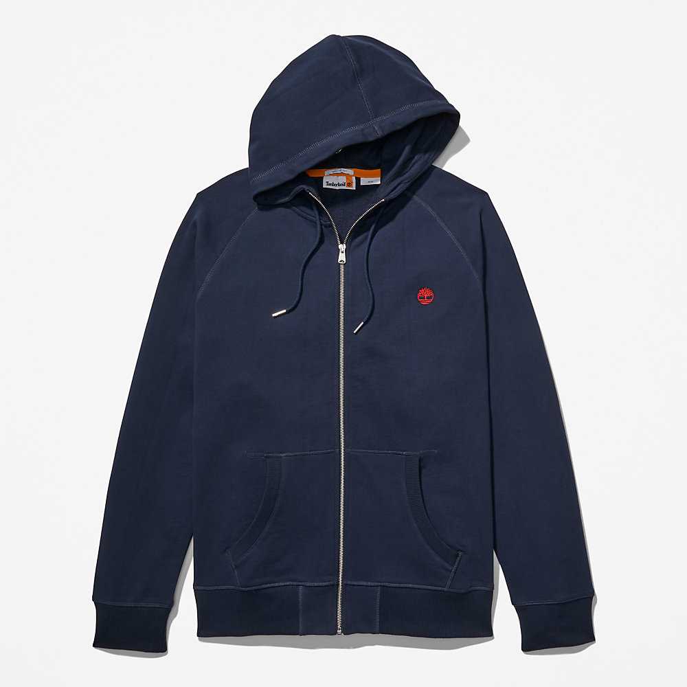 Men's Timberland Exeter River Sweatshirt Navy | UAE-2604978