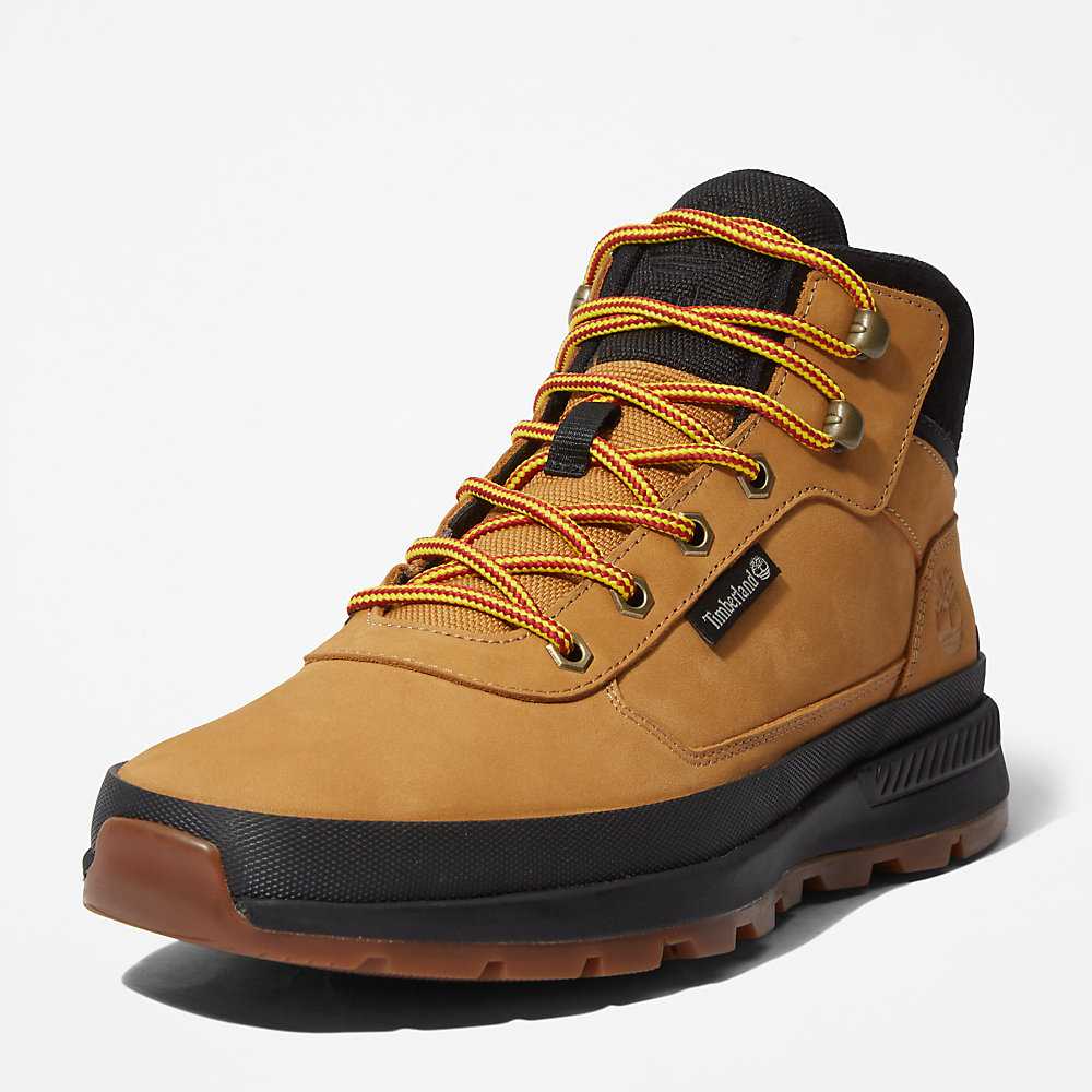 Men's Timberland Field Trekker Chukka Boots Yellow | UAE-3524096