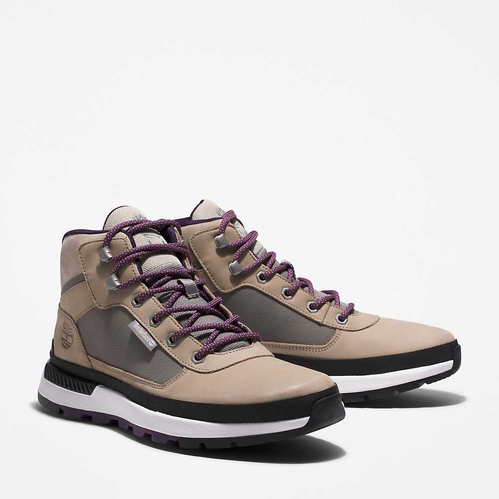 Men's Timberland Field Trekker Hiking Boots Beige | UAE-1325048