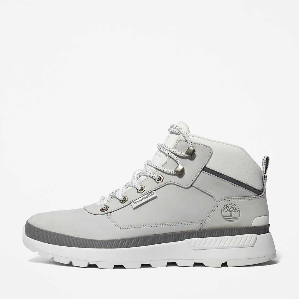 Men's Timberland Field Trekker Hiking Boots Light Grey | UAE-3482170