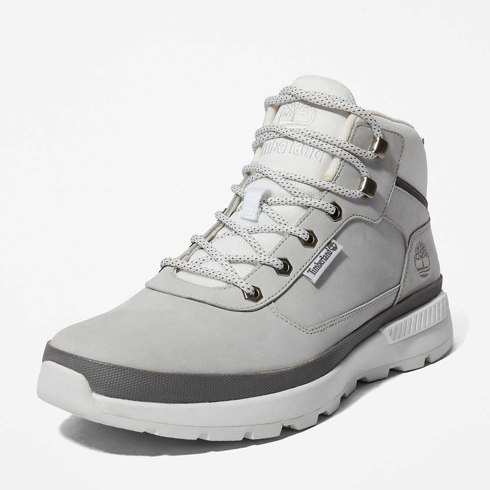 Men's Timberland Field Trekker Hiking Boots Light Grey | UAE-3482170