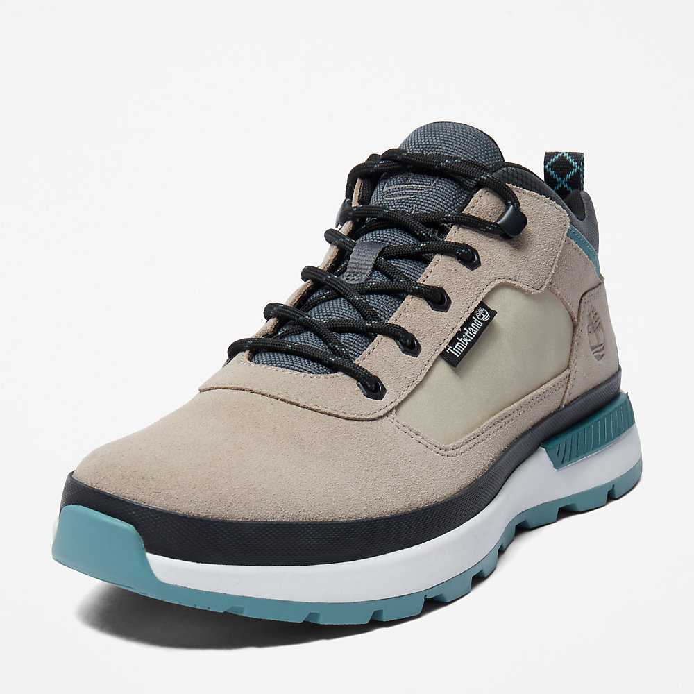 Men's Timberland Field Trekker Hiking Boots Beige | UAE-8726903