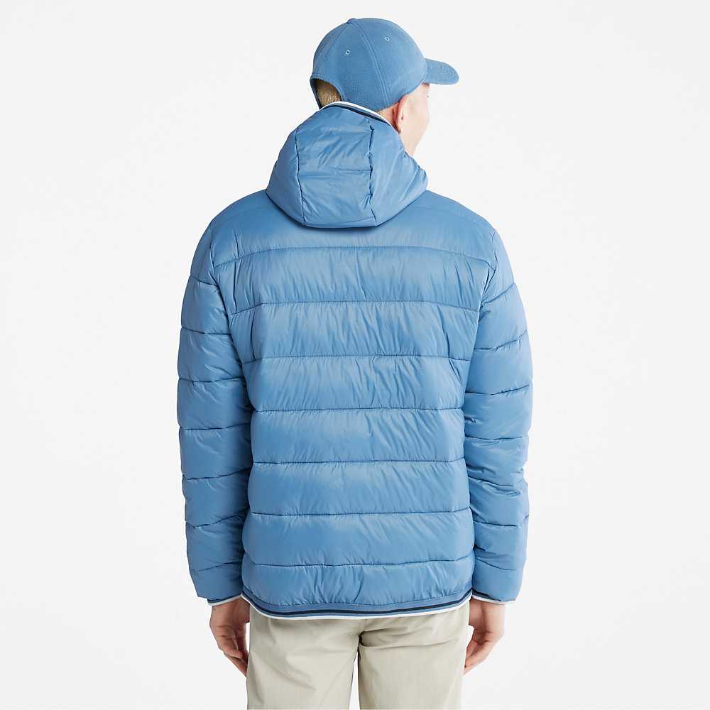 Men's Timberland Garfield Down Jackets Blue | UAE-8297301